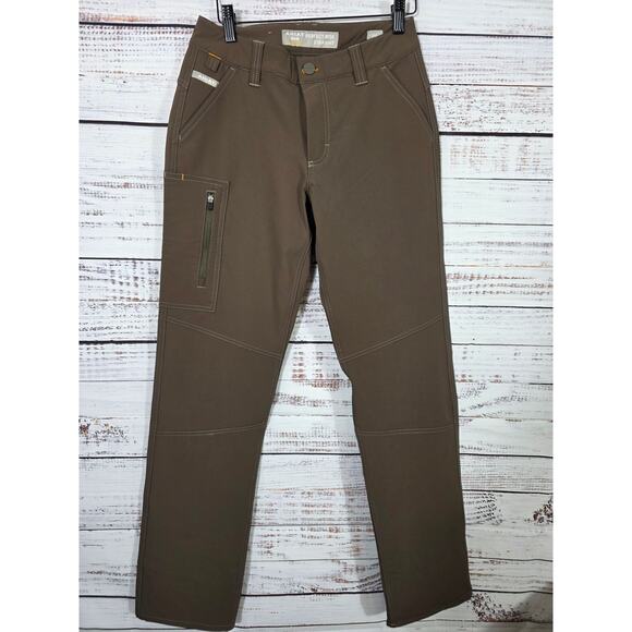 Ariat women's Rebar Durastretch Dritek Softshell Straight pant size 29 - Picture 1 of 8
